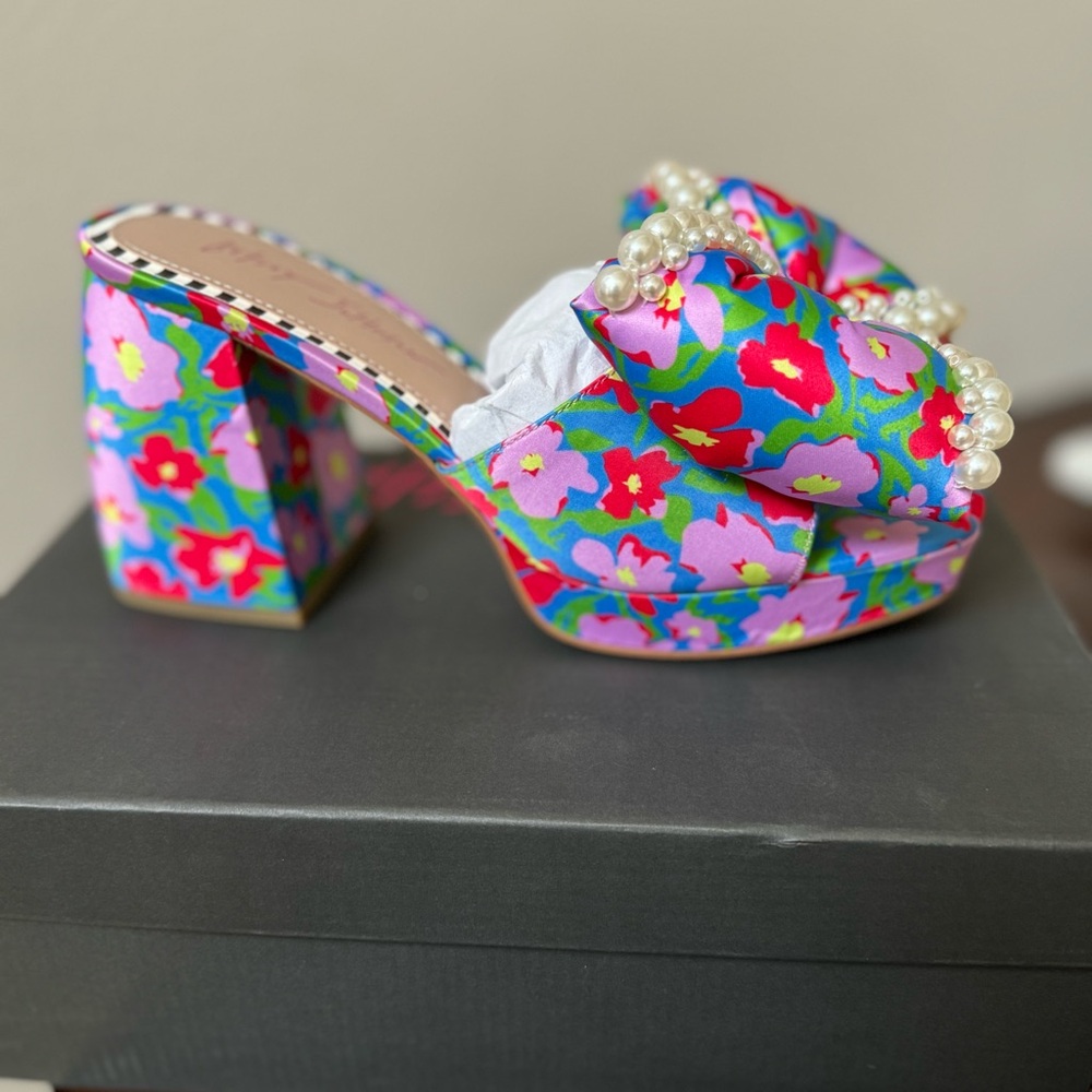 Betsey Johnson Maccie Block
Heel Sandals new size 8/5. #33 - Picture 2 of 6